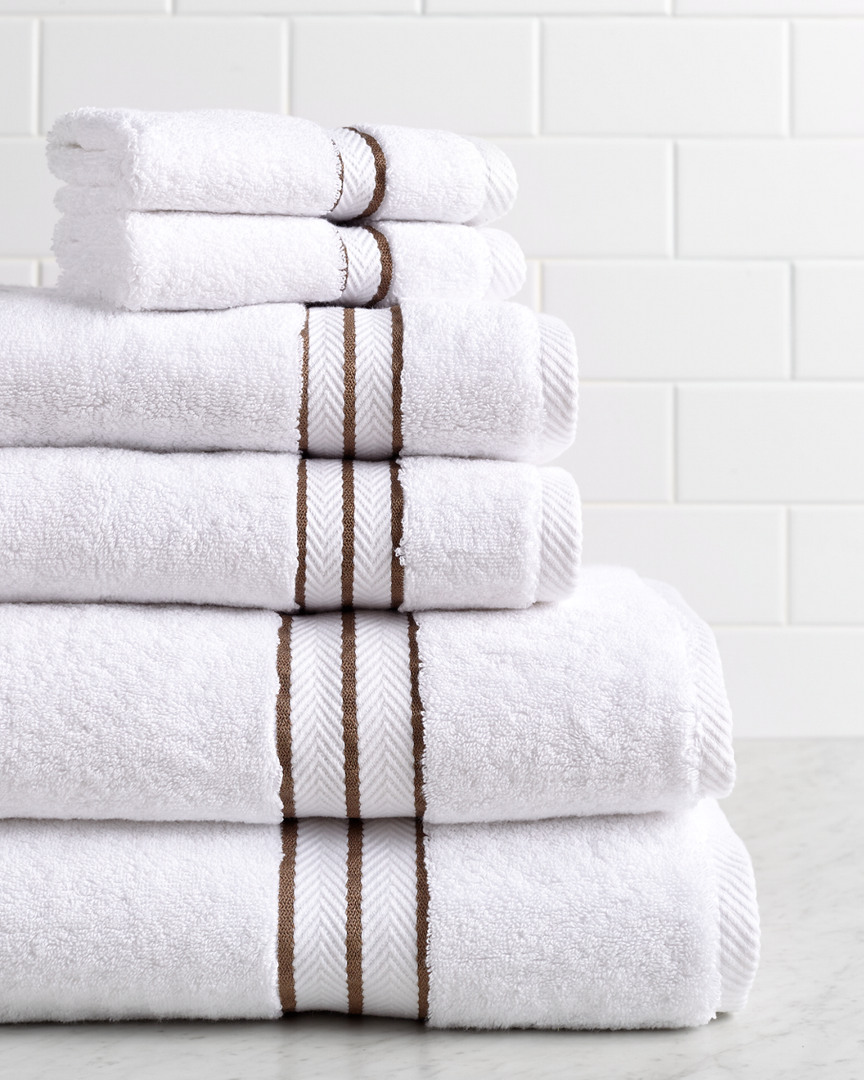 Shop Superior Long-staple Combed 6pc Solid Turkish Cotton Towel Set