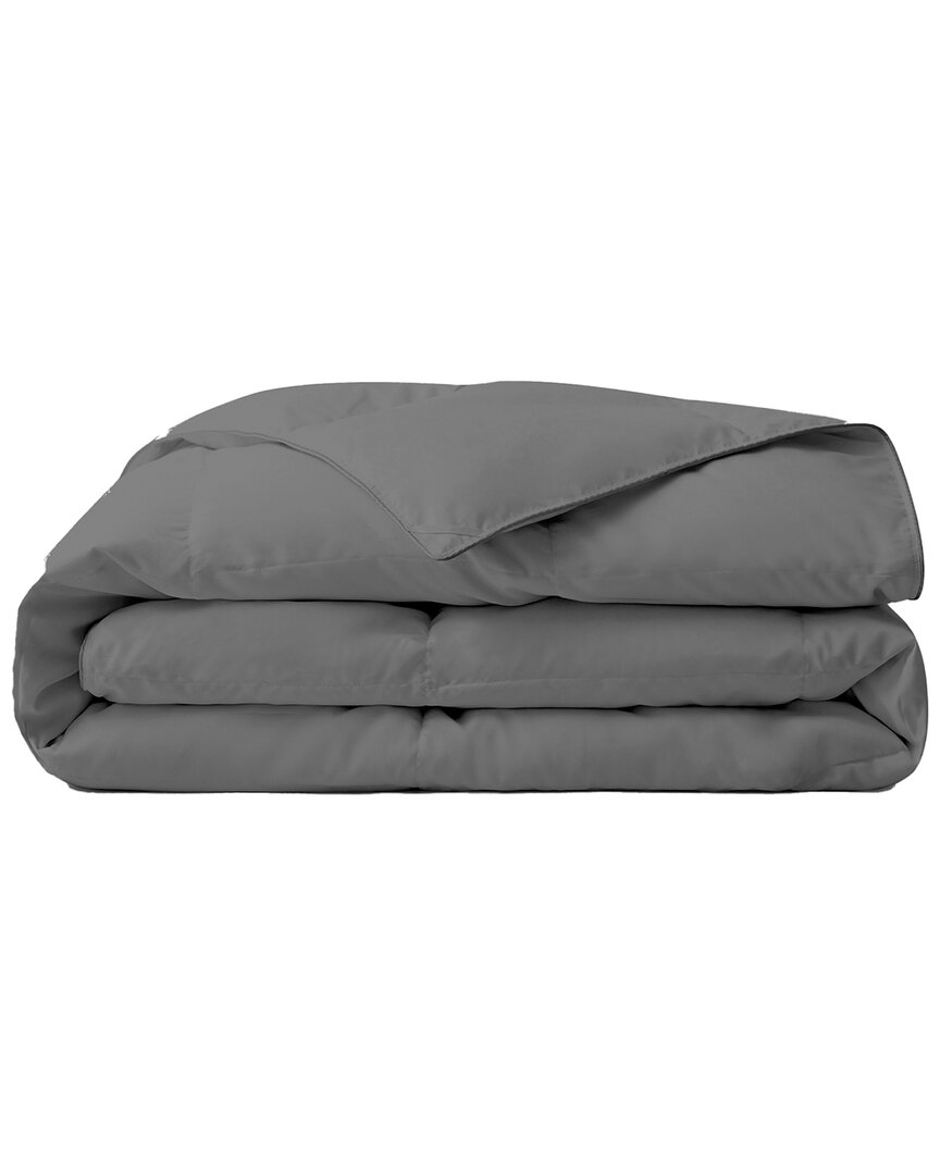 Shop Unikome Medium Warmth Comforter For Better Sleep In Gray