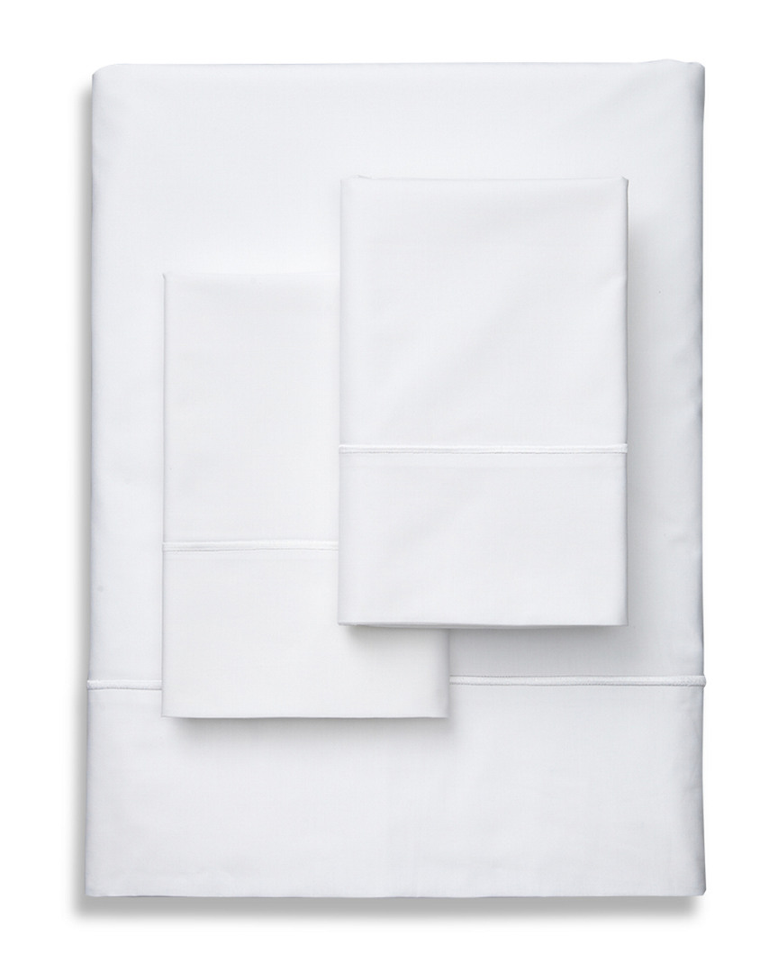 Shop Frette One Bourdon White Sheet Set