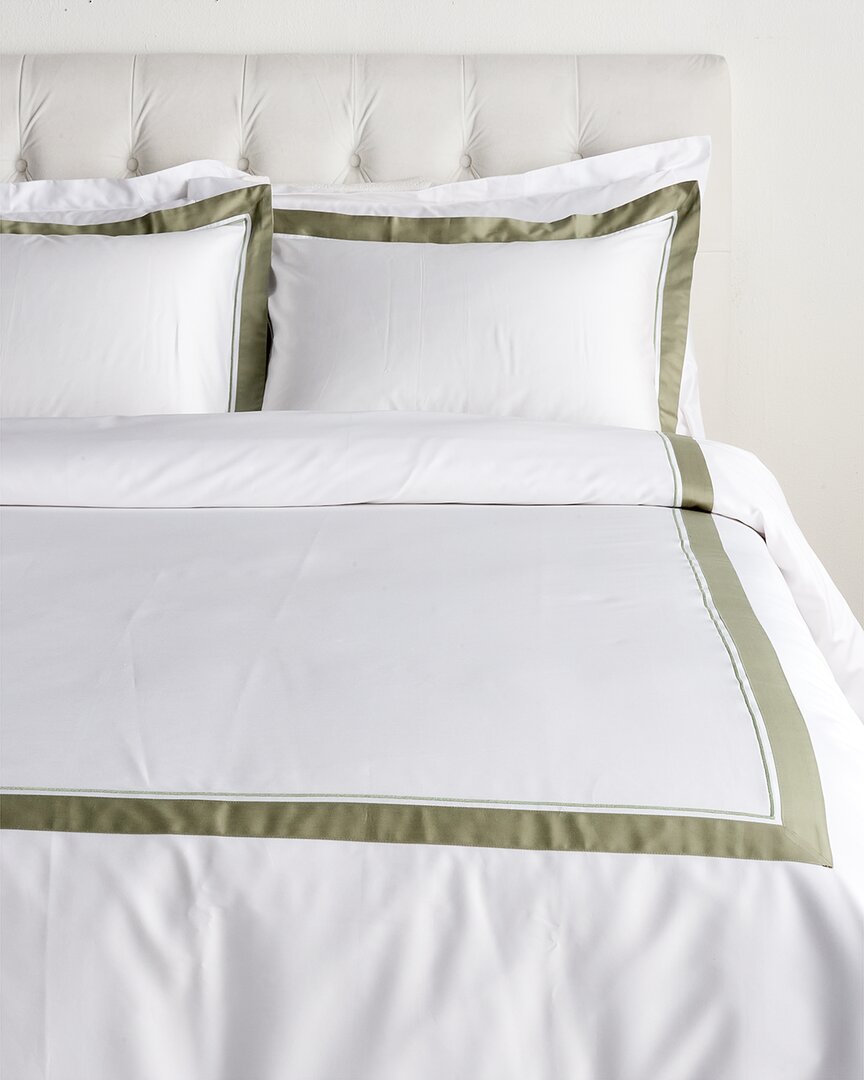 Dea Italian Linens 300 Thread Count Santorini Raso Duvet Set