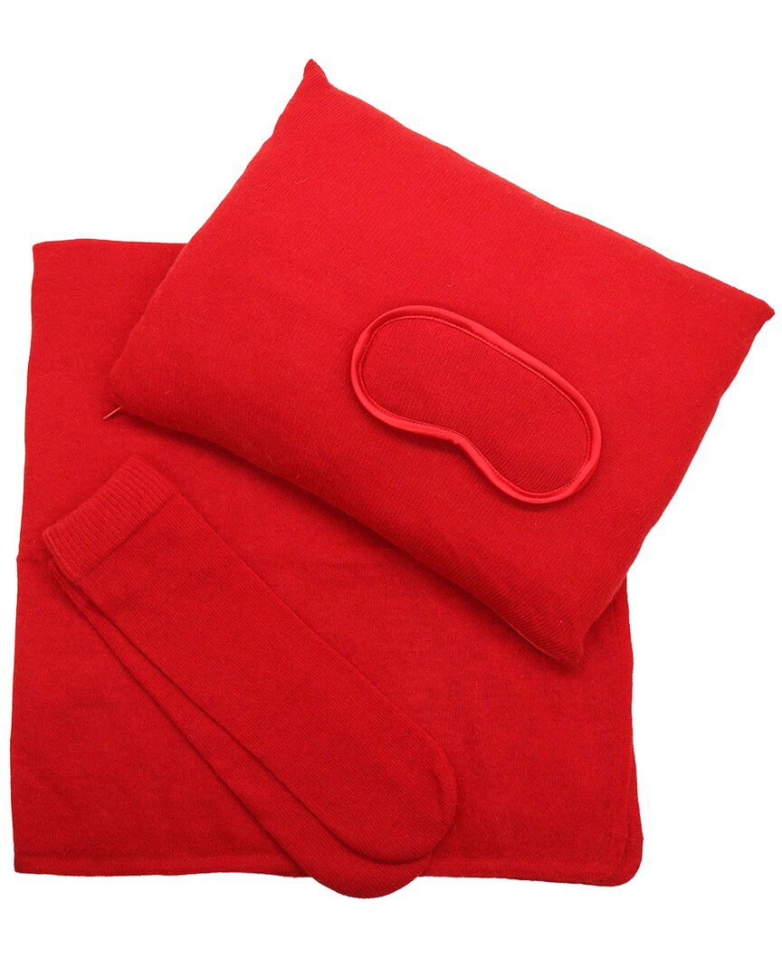 Portolano Travel Set In Red