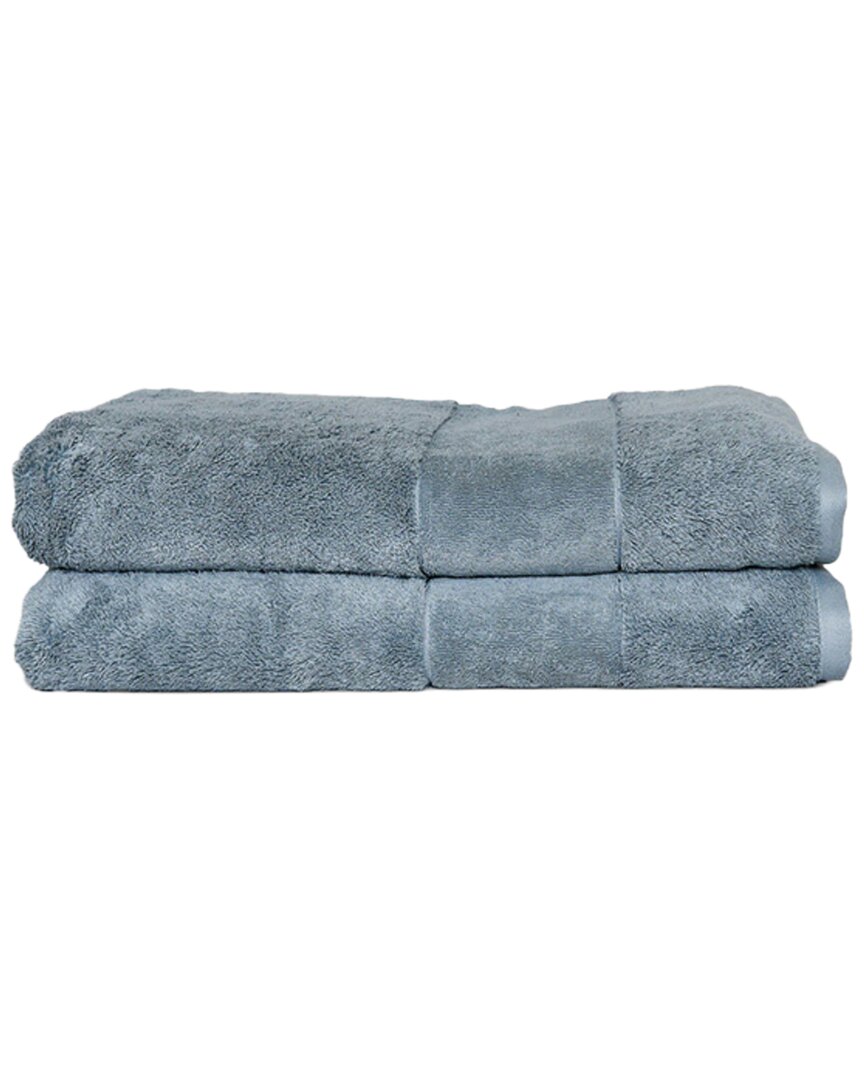 Rest And Reset Rest & Reset Ritual Towel 2pc Bath Sheet Set In Quarry