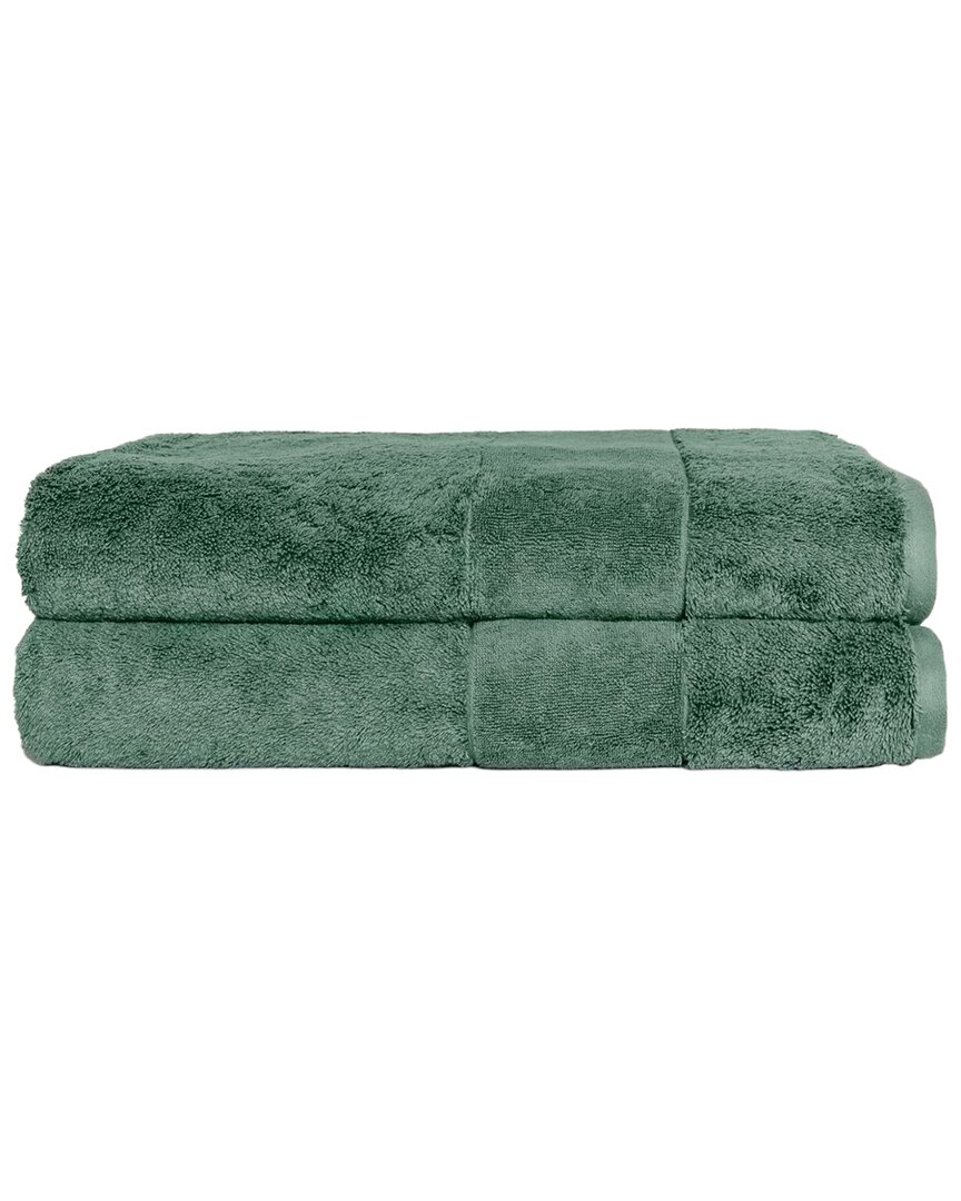 Rest And Reset Rest & Reset Ritual Towel 2pc Bath Sheet Set In Laureal Wreath
