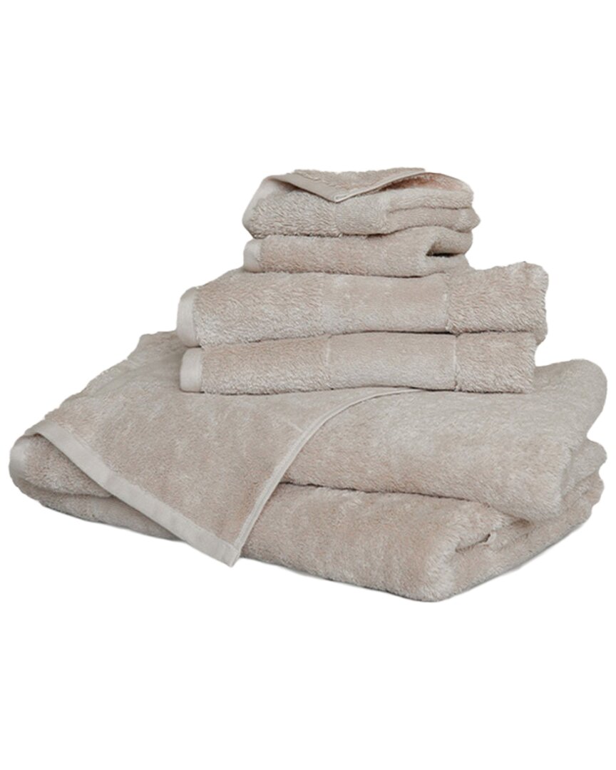 Rest And Reset Rest & Reset Ritual Towel 6pc Bath Sheet Set In Birch