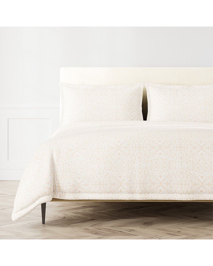 Ann Gish Renaissance Duvet Set In White