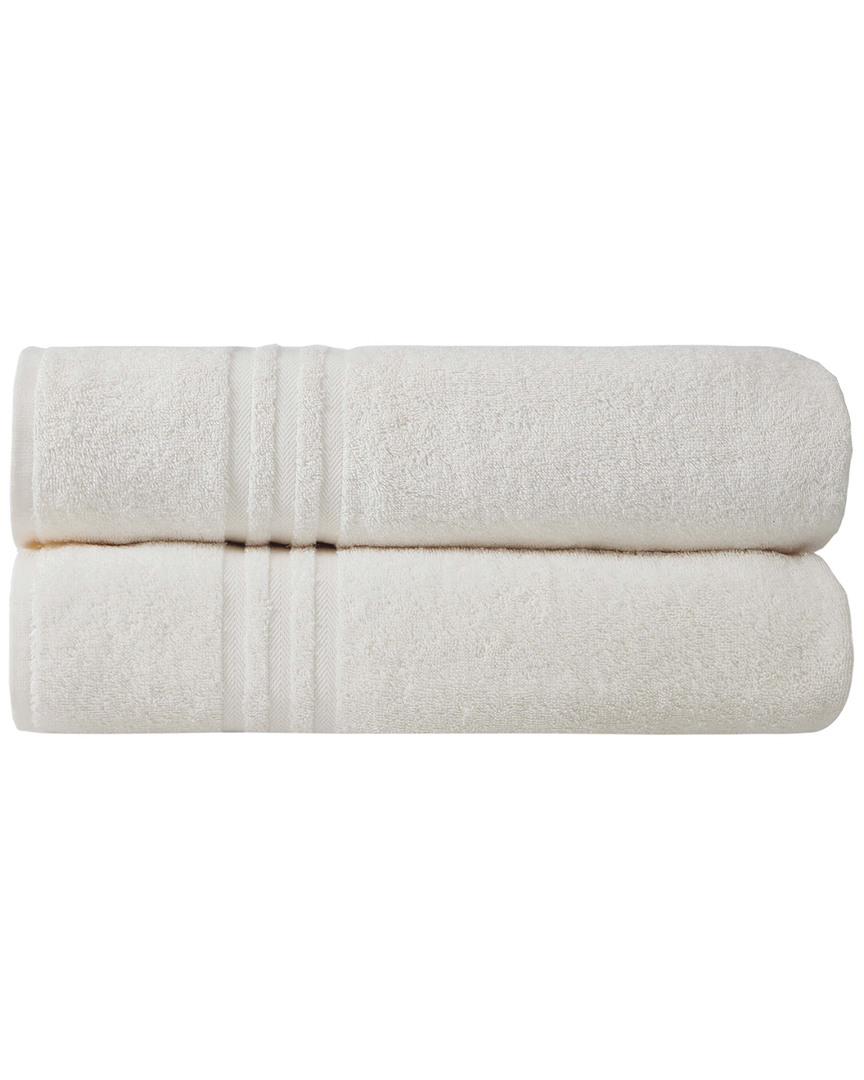 Ozan Premium Home Sienna Bath Sheets Set Of 2 In Cream