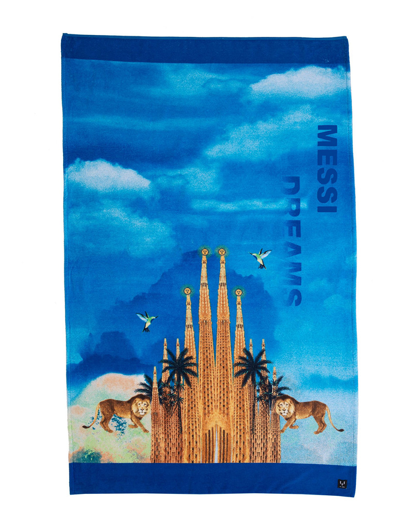 Image of The Messi Dream Print Beach Towel