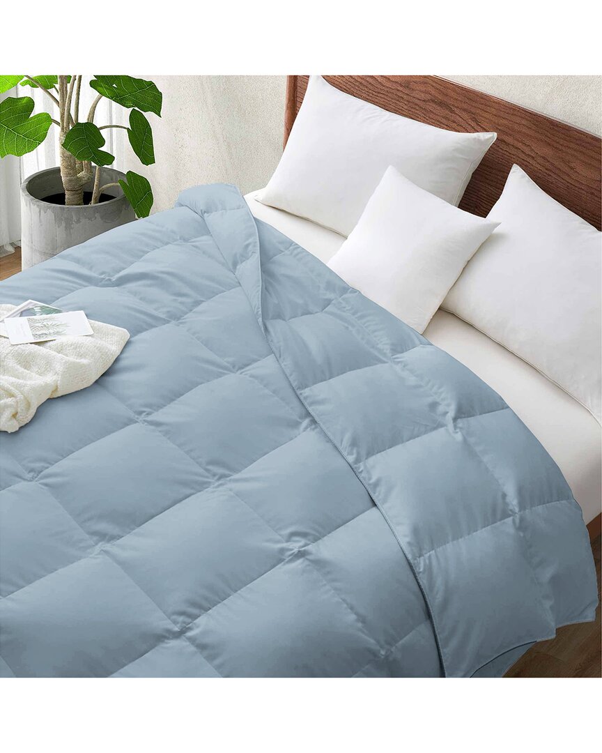 Unikome Lightweight Down Duvet Comforter In Blue