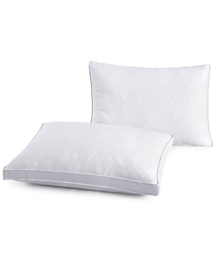 Unikome 2-pack Gusseted Down Pillow In White