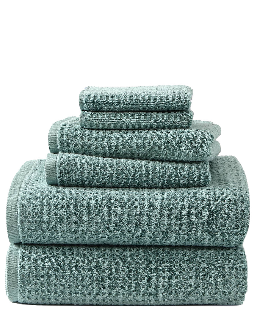 Tommy Bahama Northern Pacific Blue 6pc Towel Set In Green