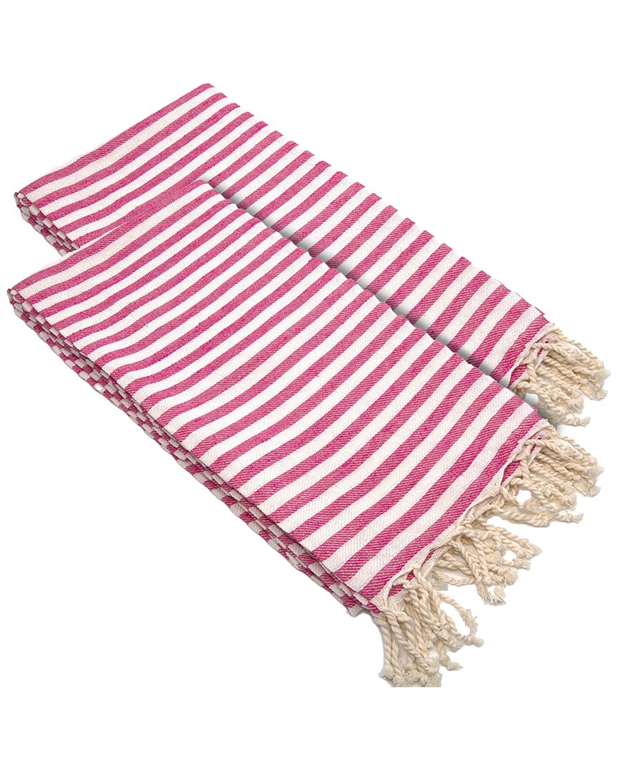 Linum Home Textiles Set Of 2 Fun In The Sun Turkish Cotton Pestemal Beach Towels