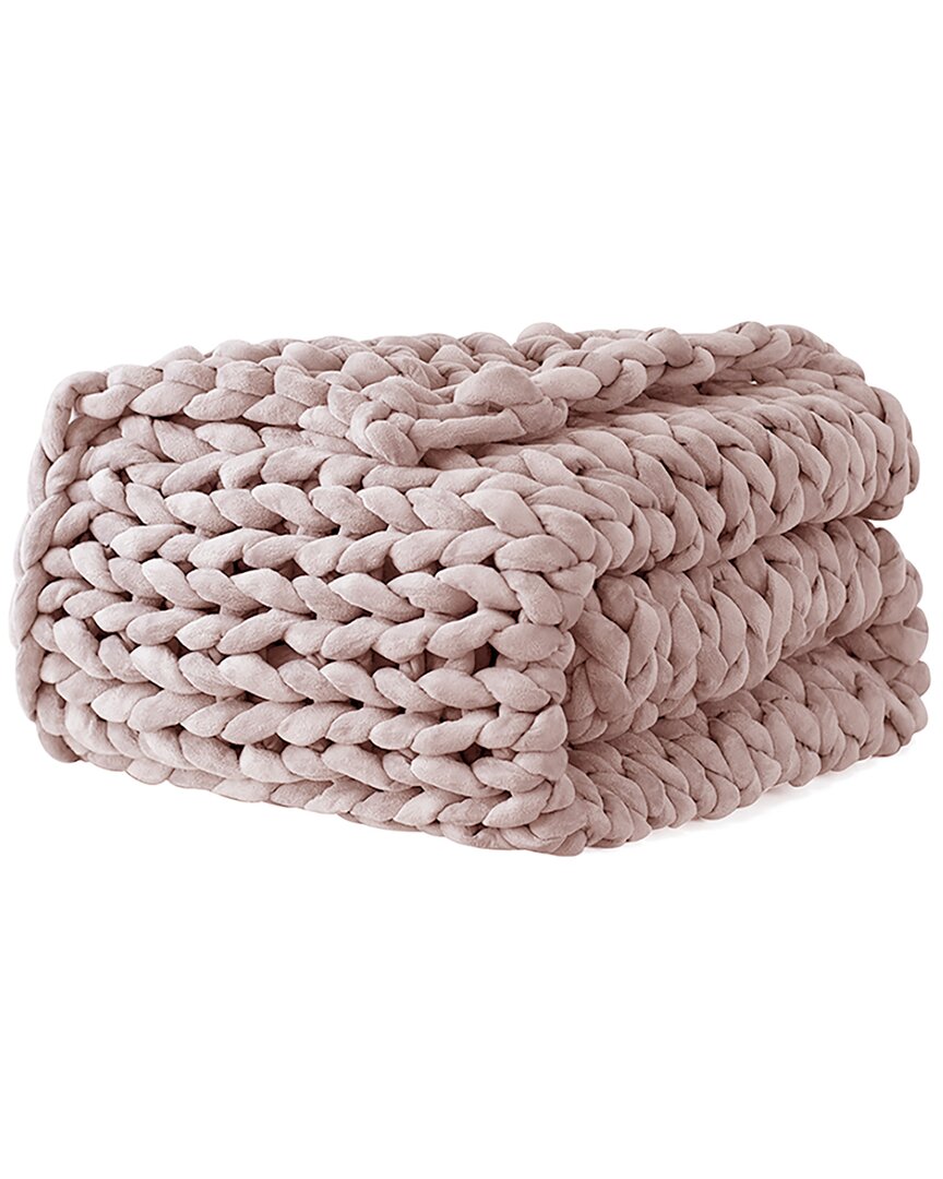 Shop Sutton Home Dream Theory Weighted Chunk Cable Knit Throw