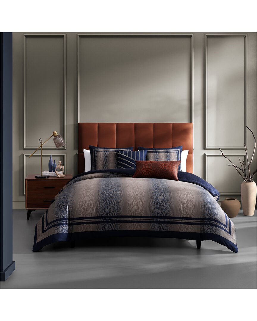 Bebejan Dark Blue Animal Prints Reversible Comfort