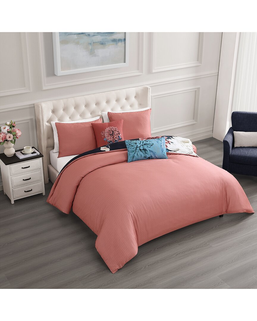 Bebejan Navy Mums Reversible Comforter Set