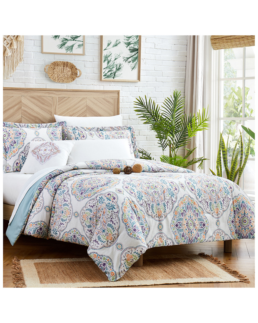 Modern Threads Castell 8pc Printed Complete Bed Set In Multi