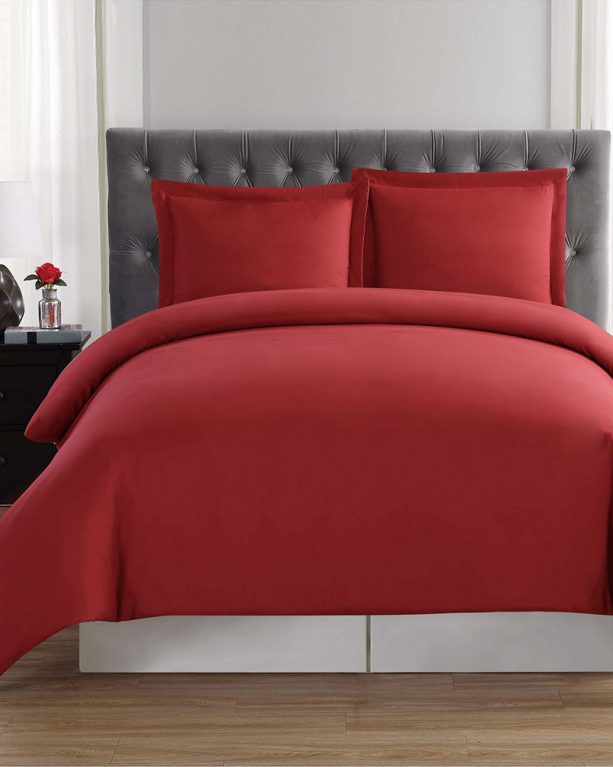 Truly Soft Everyday Red Duvet Set