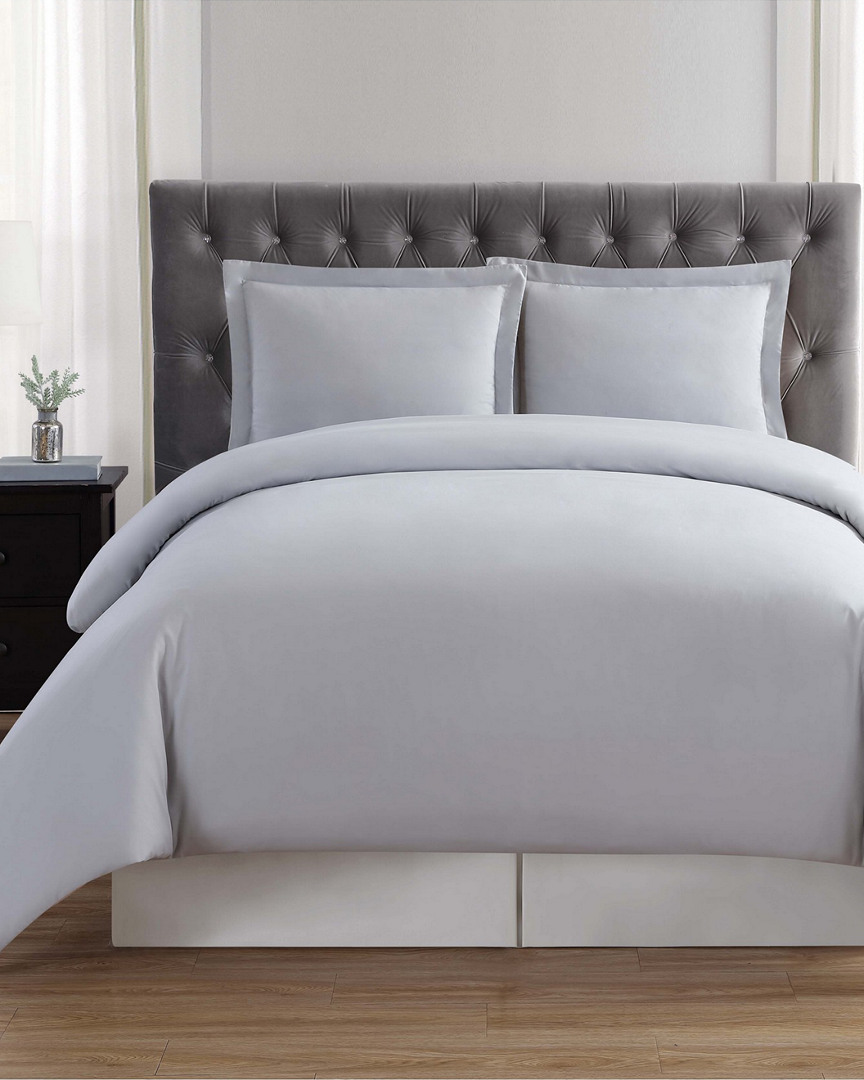 Truly Soft Everyday Silver Grey Duvet Set In Gray