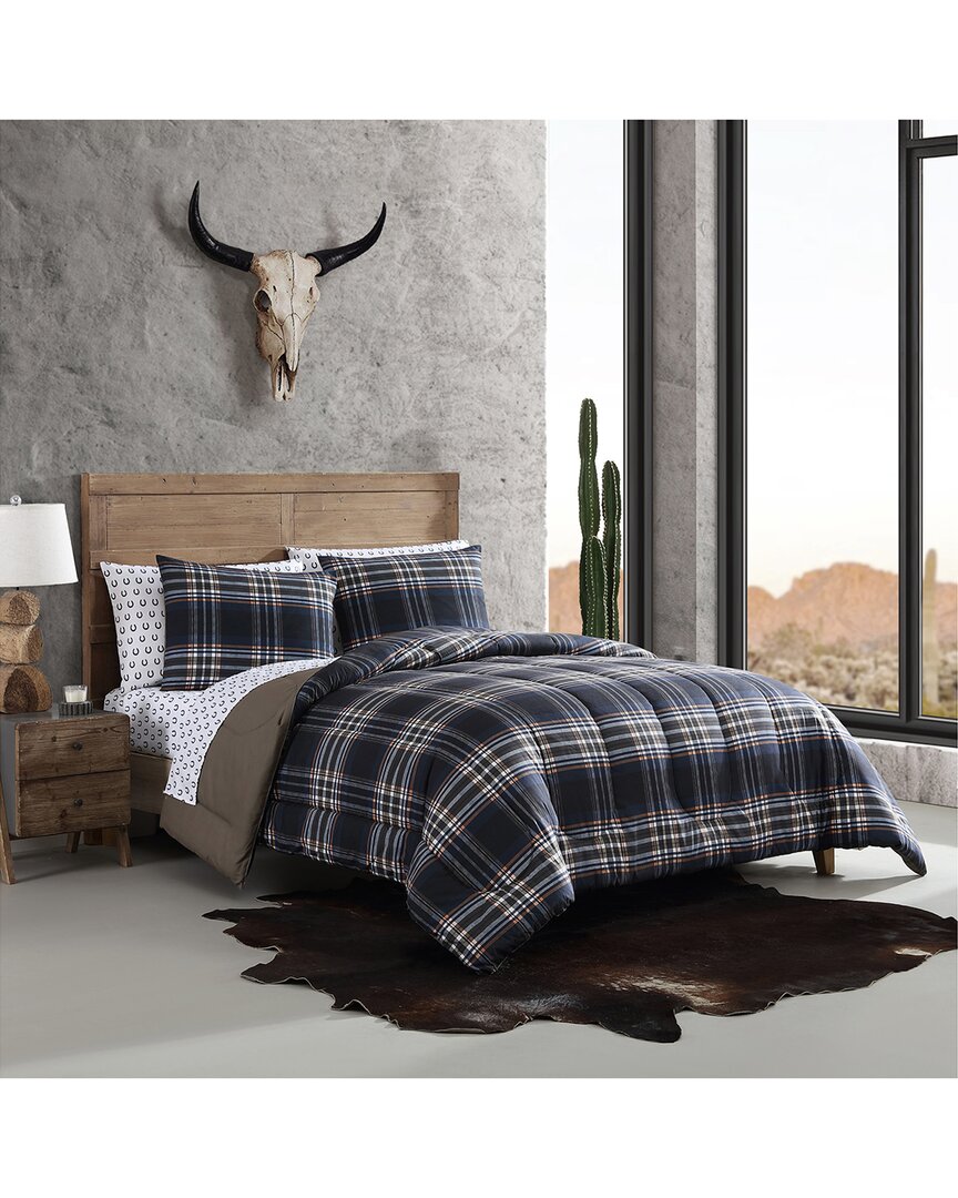 Wrangler City Flats Plaid Soft Twin Comforter Set