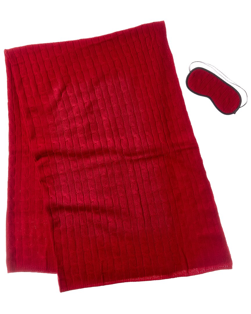 Sofia Cashmere Sofiacashmere Cashmere-blend Cable Travel Set