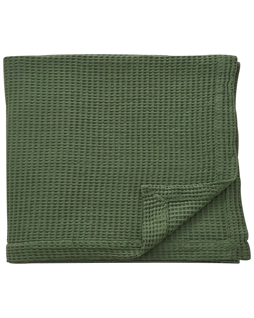 Linery & Co Waffle Weave Textured Cotton Blanket