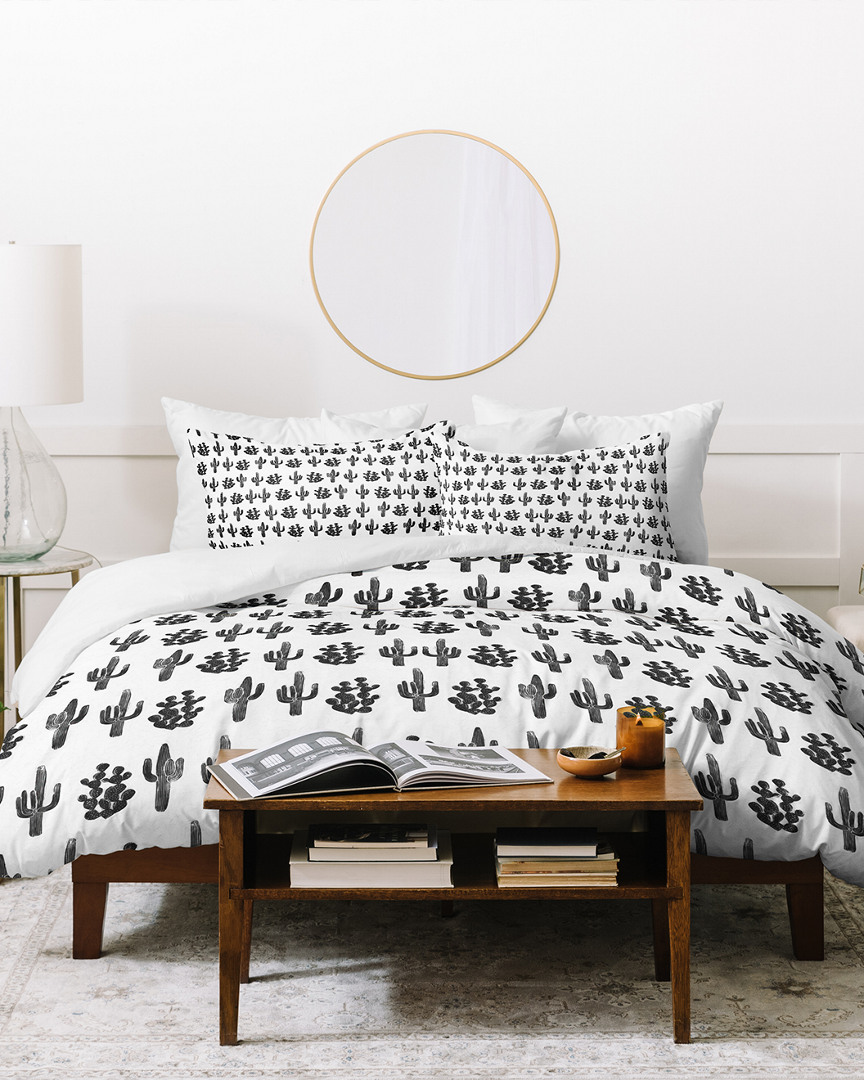 Deny Designs Dash And Ash Under The Sun Duvet Cover Set