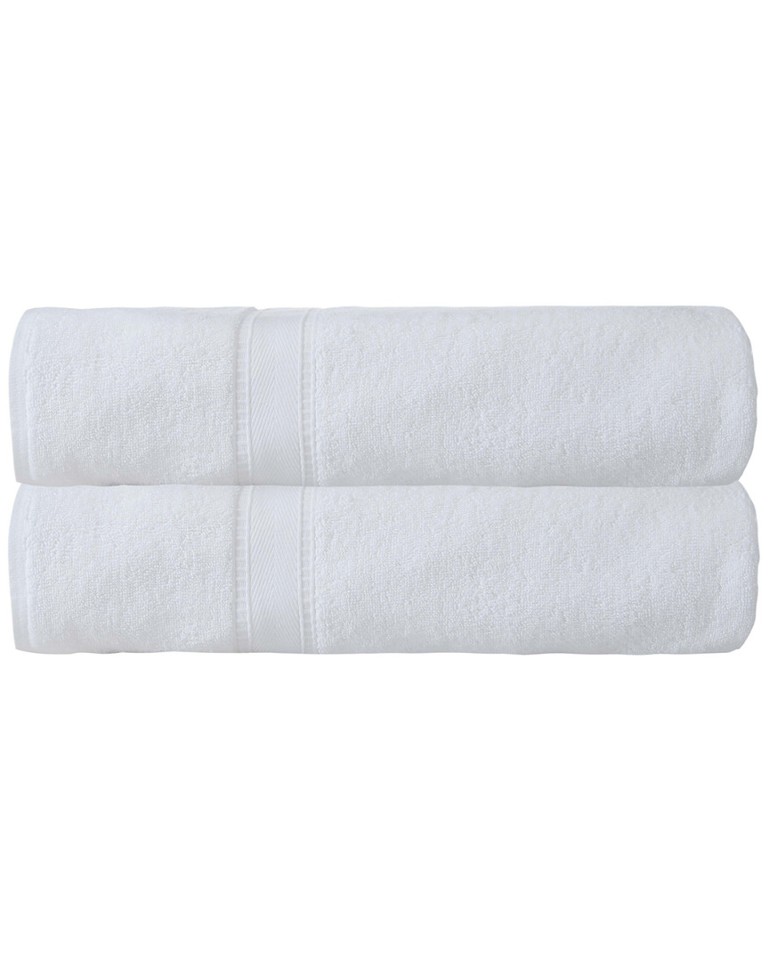 Ozan Premium Home Legend Bath Sheets Set Of 2 In White