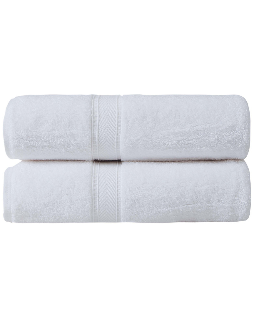 Ozan Premium Home Legend Bath Towels Set Of 2 In White