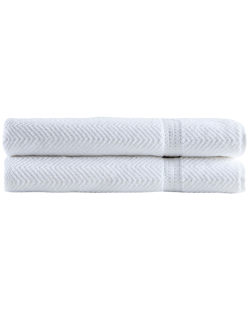 Ozan Premium Home Maui Bath Sheets Set Of 2 In White