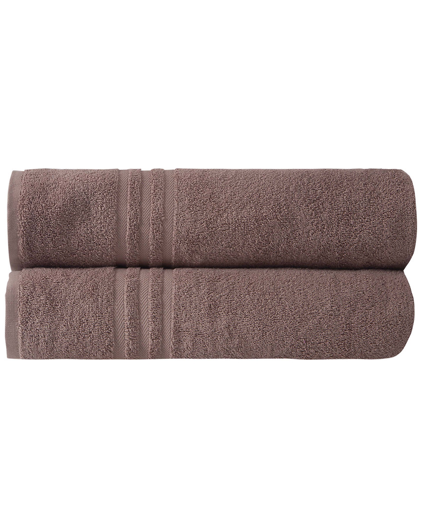 Ozan Premium Home Sienna Bath Sheets Set Of 2 In Beige