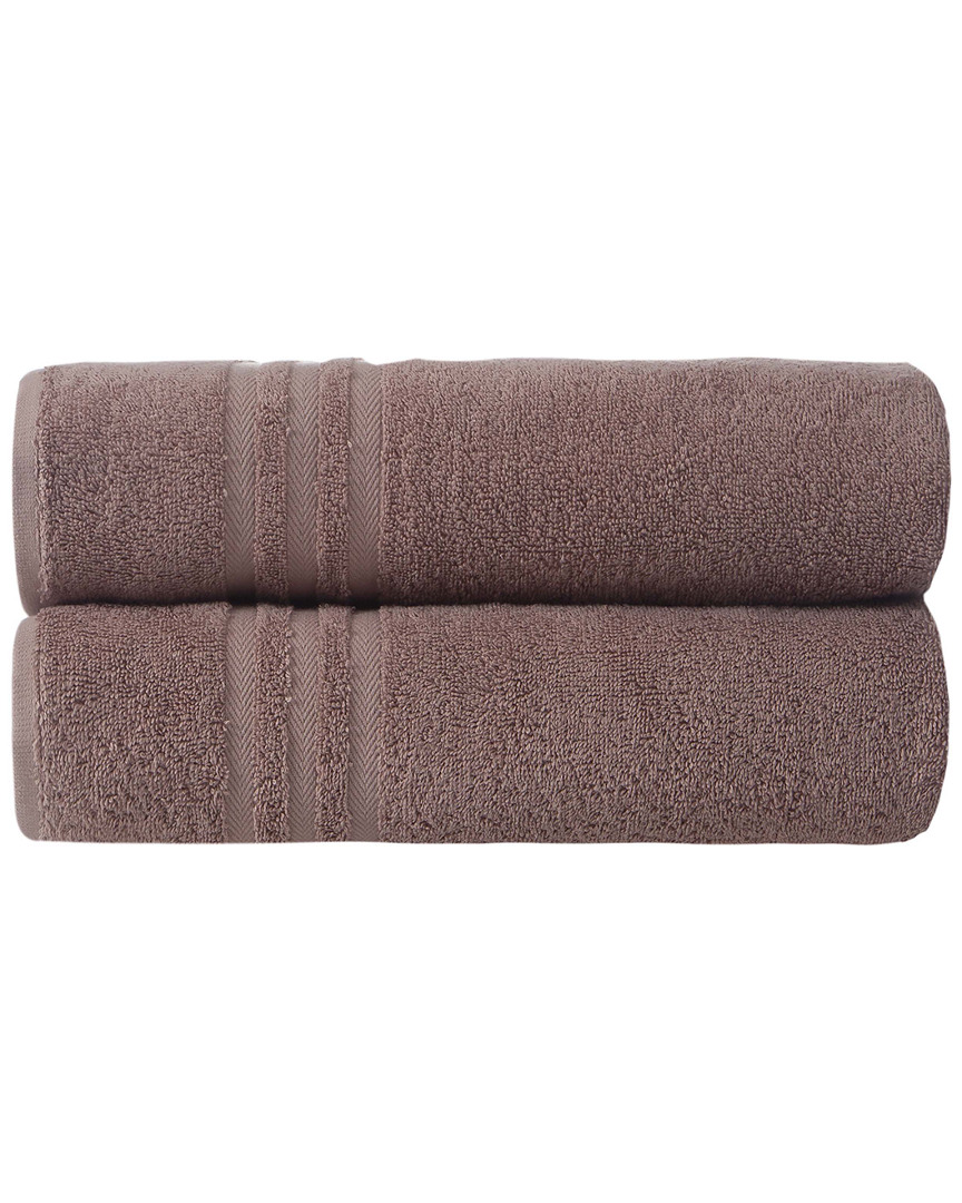 Ozan Premium Home Sienna Bath Towels Set Of 2 In Beige