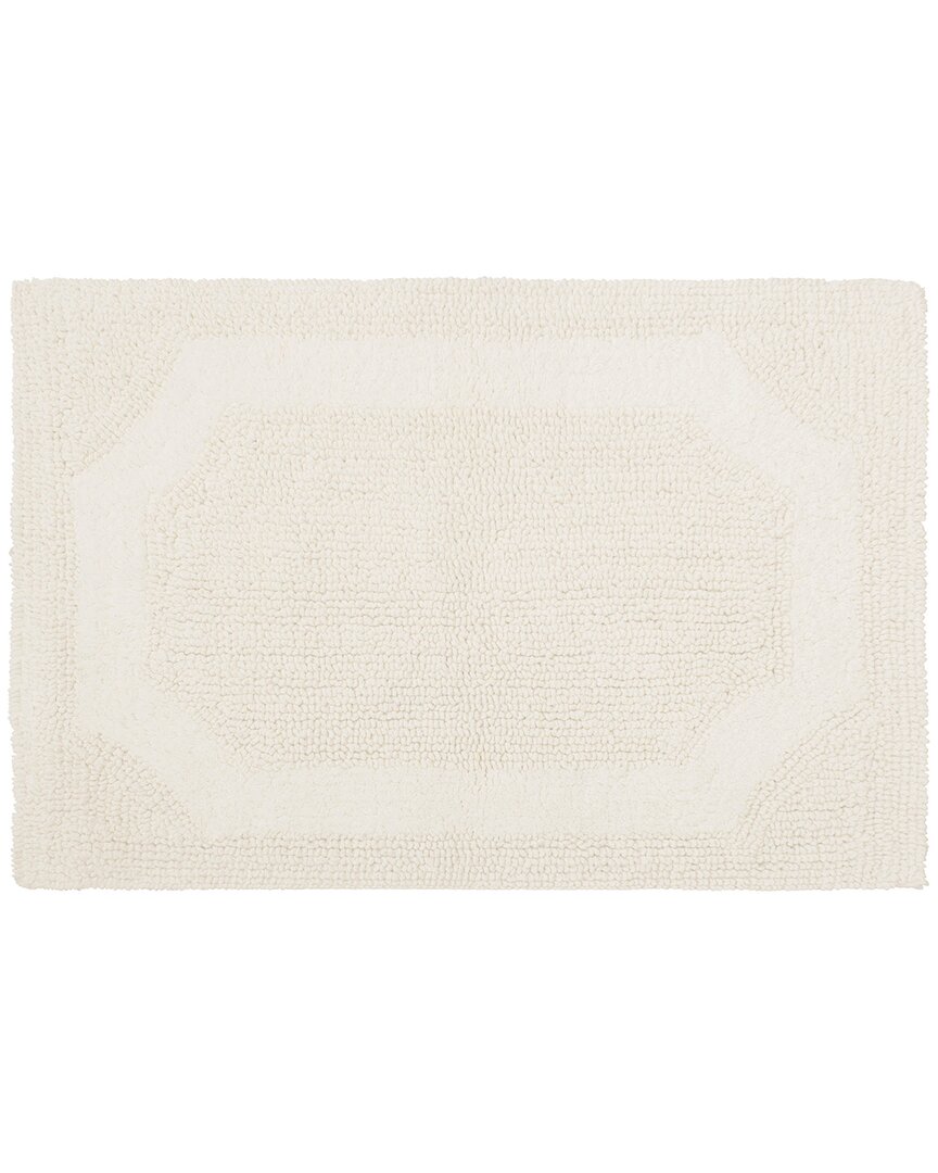 Laura Ashley Reversible Cotton Bath Mat, 21" X 34"