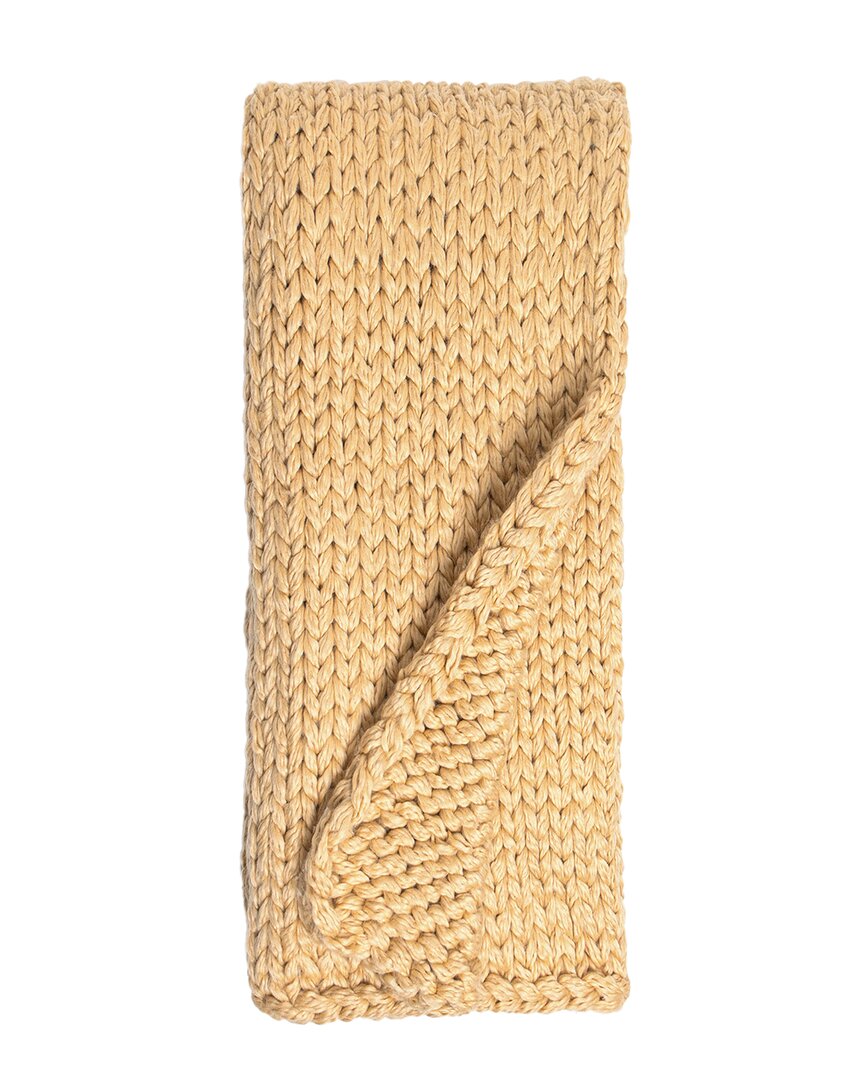 Amity Home Gage Cable Knit Throw