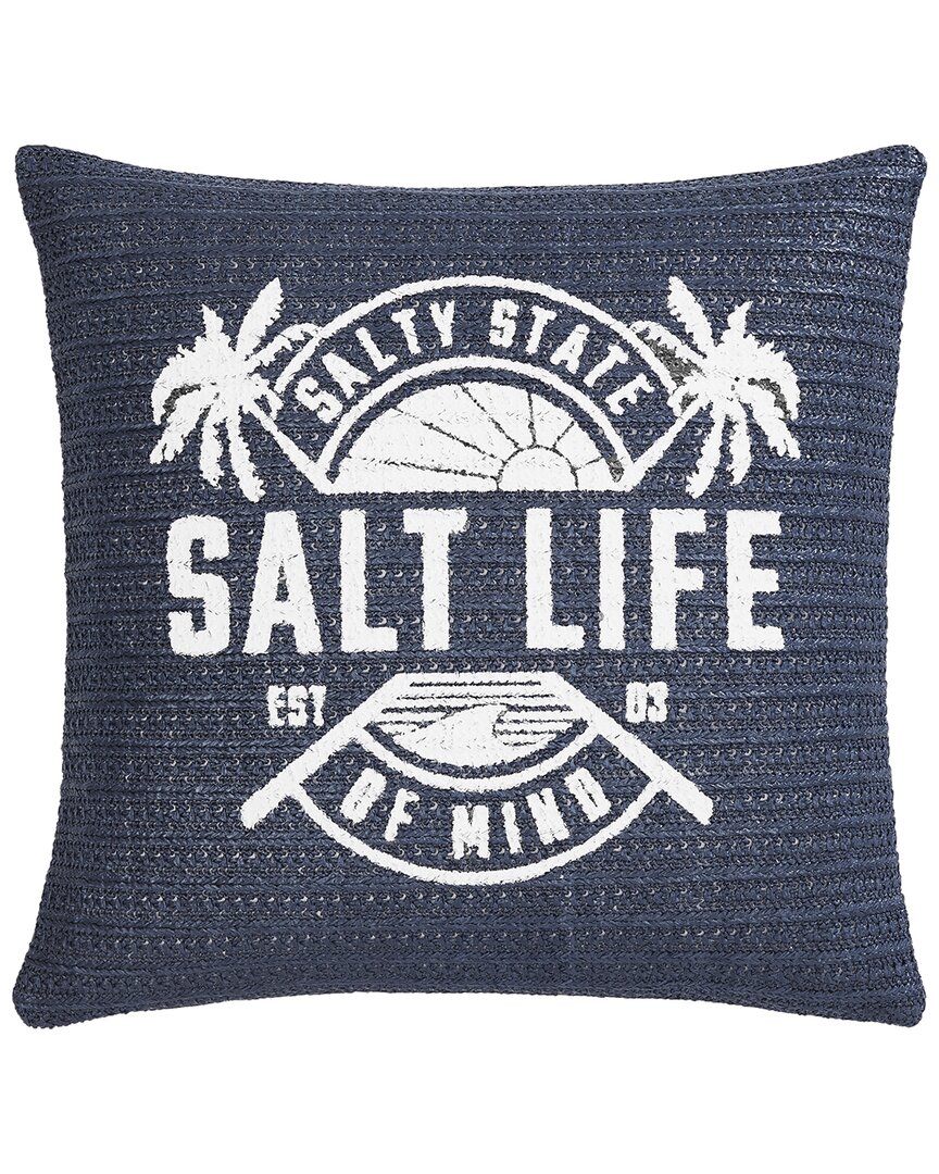 Salt Life Raffia Decorative Throw Pillow