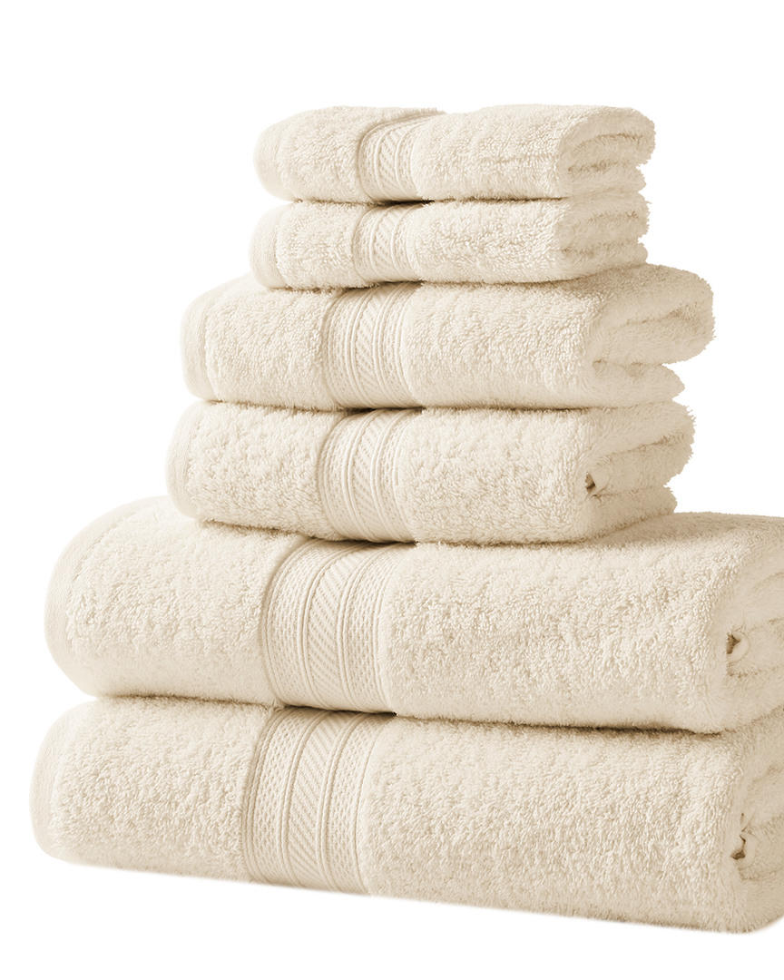 Superior Solid Long-staple Combed 6pc Towel Set