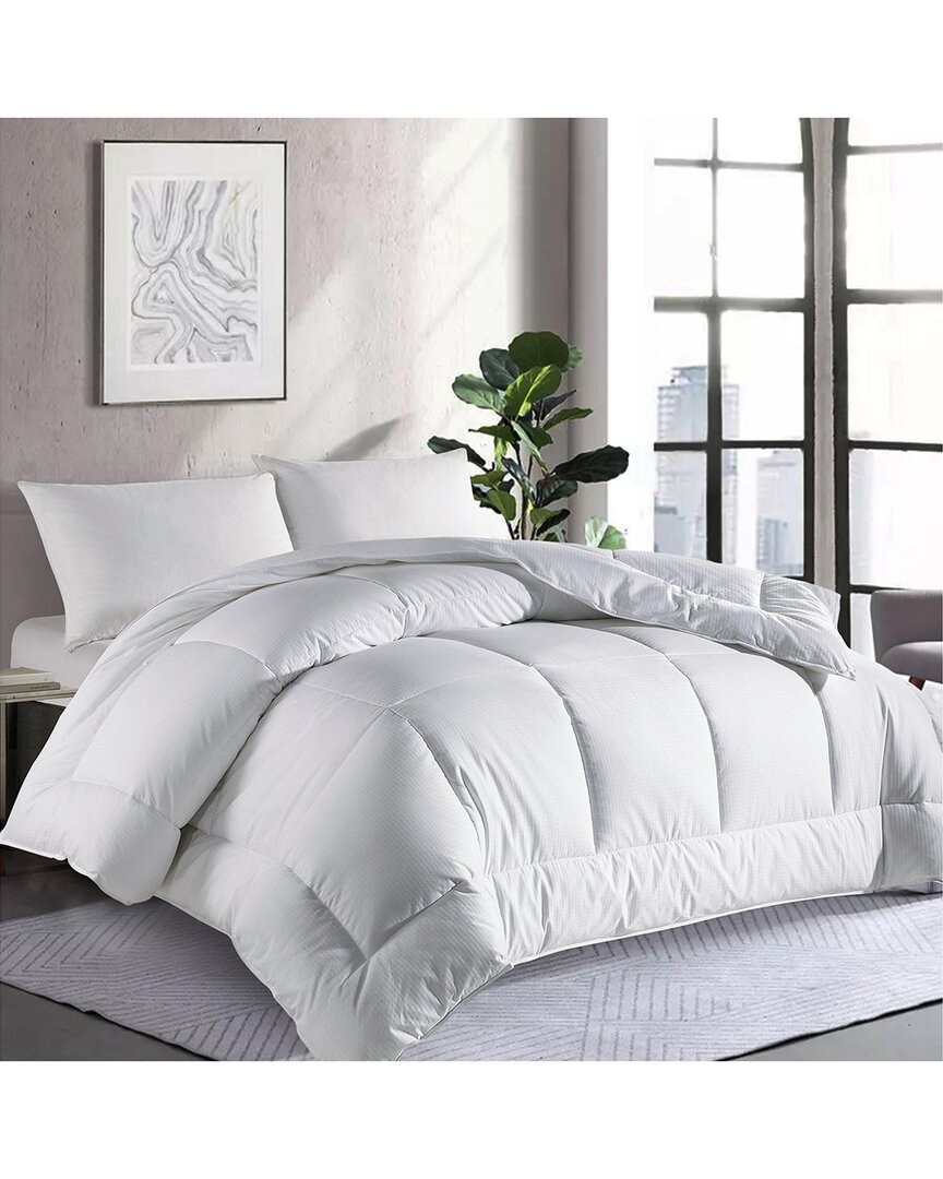 Peace Nest Grid Quilted All Season Down-alternative Comforter
