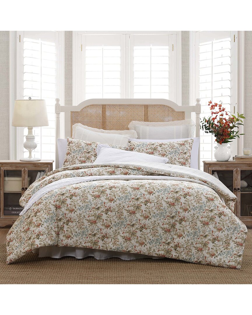 Laura Ashley Bramble Floral Comforter Bedding Set