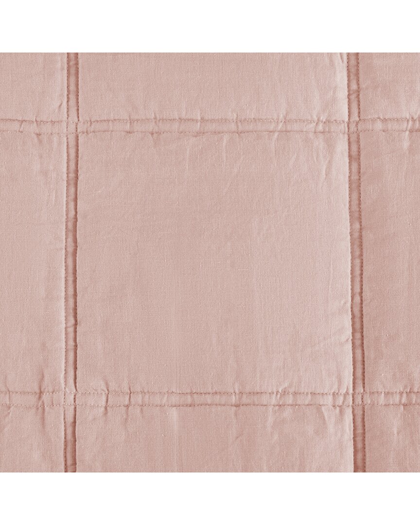 Awesome Home Linen Solid Comforter Set In Pink