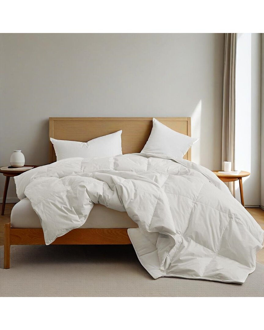 Unikome 300 Thread Count Lightweight White Goose Down Comforter
