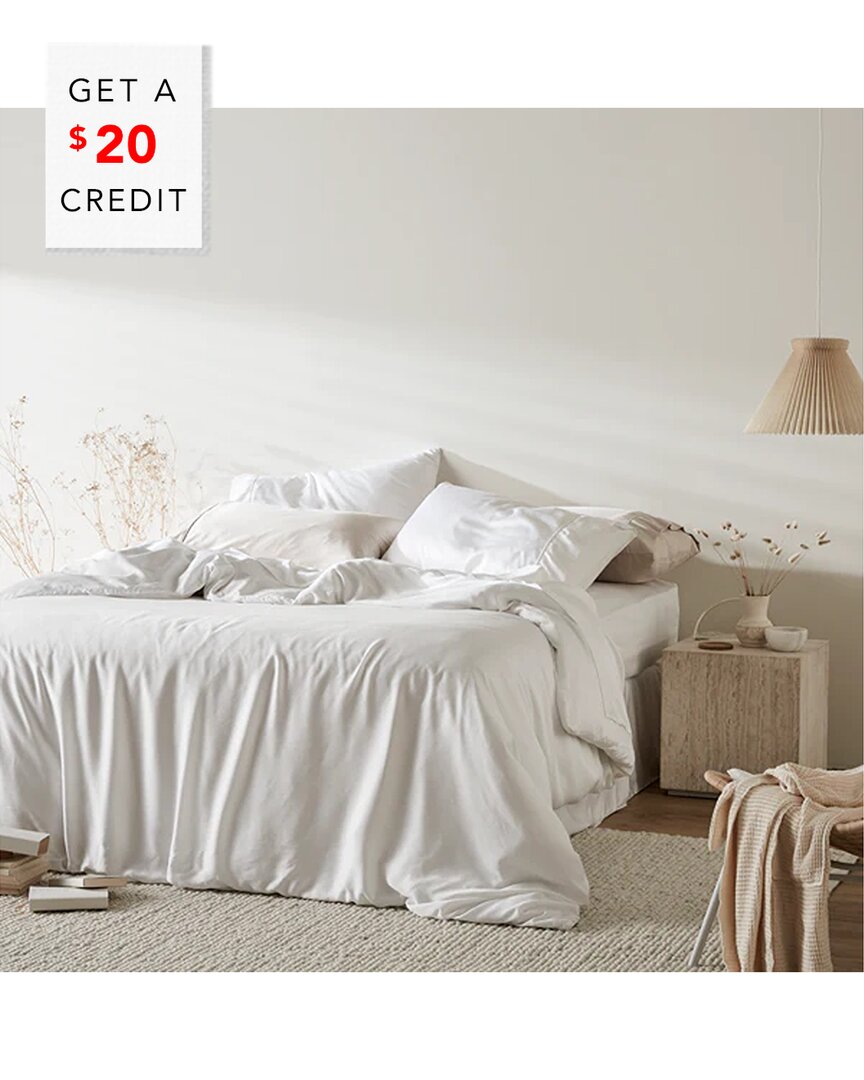 Ettitude Signature Sateen Duvet Cover With $20 Credit
