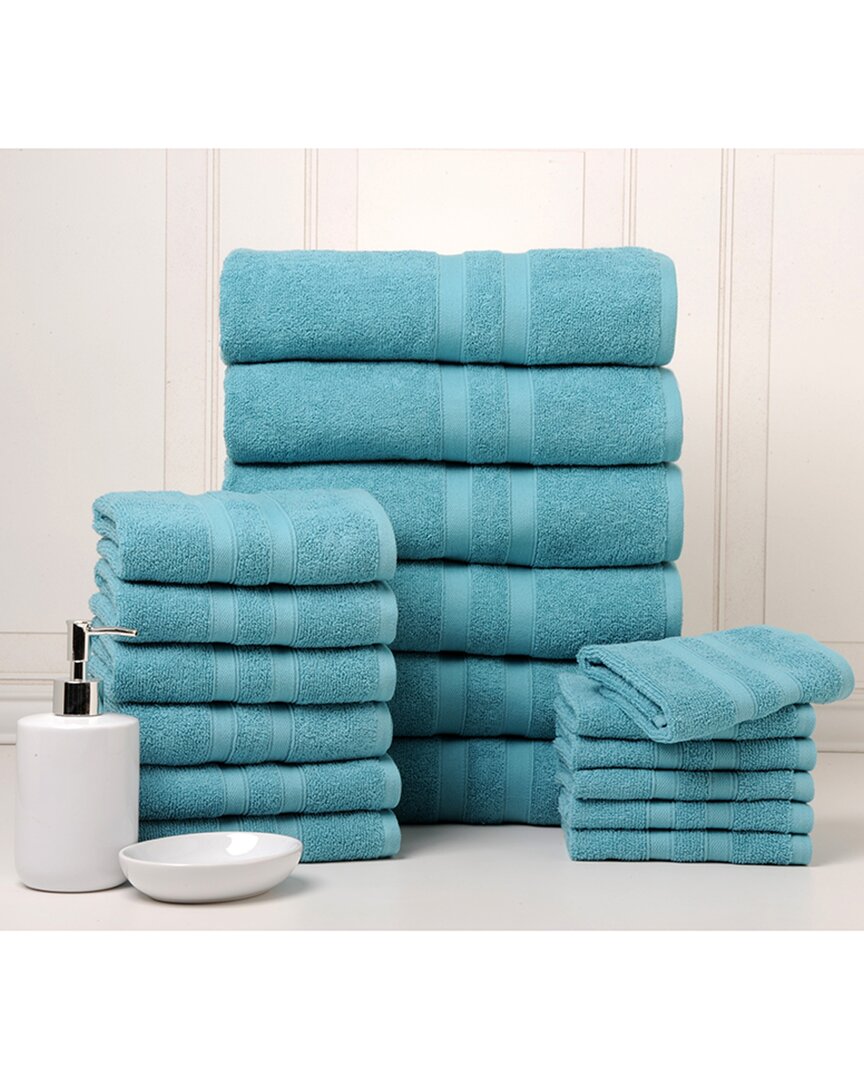 Bibb Home 18pc Egyptian Cotton Towel Set