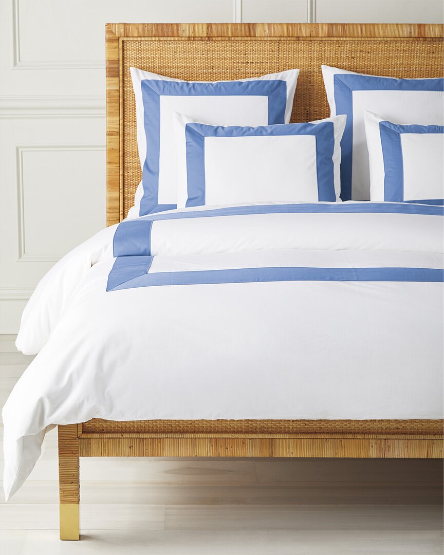 Shop Serena & Lily Beach Club Border Percale Duvet