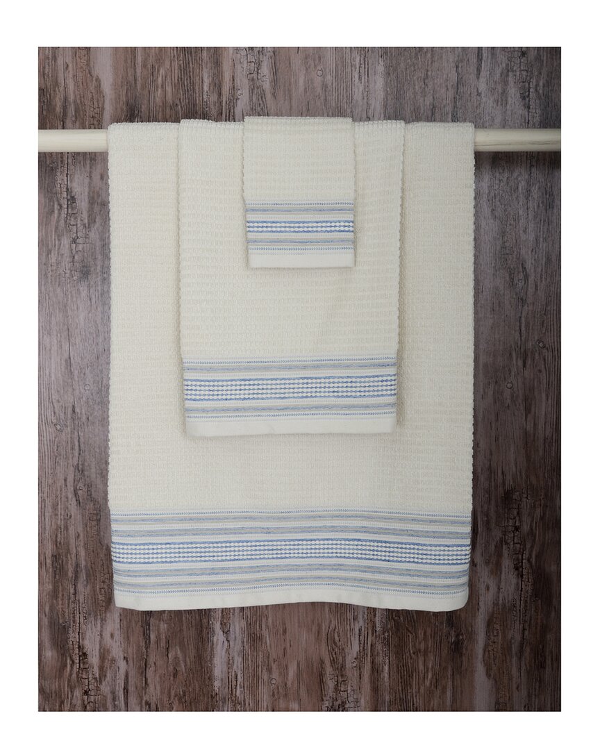 Moda At Home Amadora 6pc Towel Set In Blue