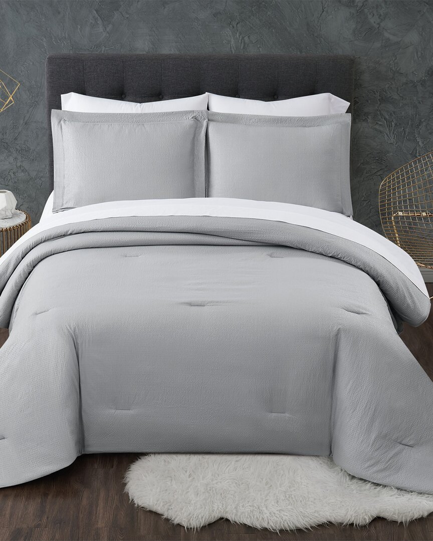 Truly Calm Antimicrobial Grey 7pc Bed In A Bag