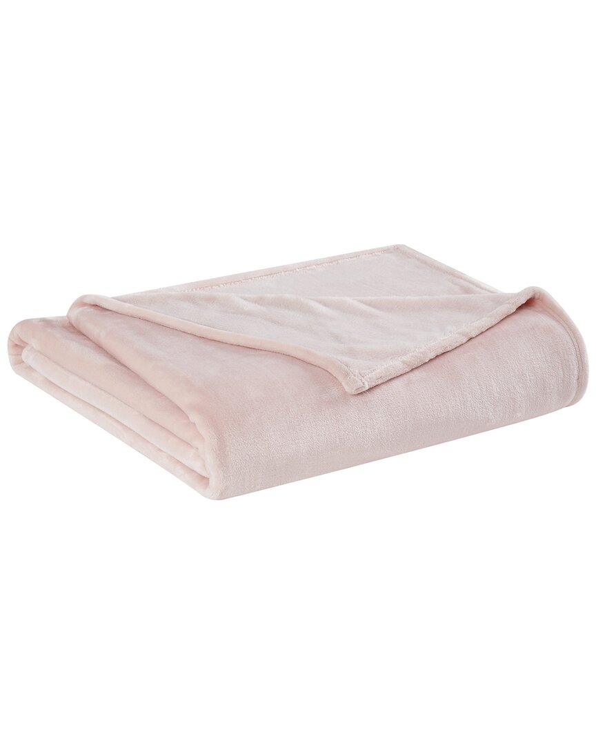 Truly Soft Velvet Plush Throw In Pink