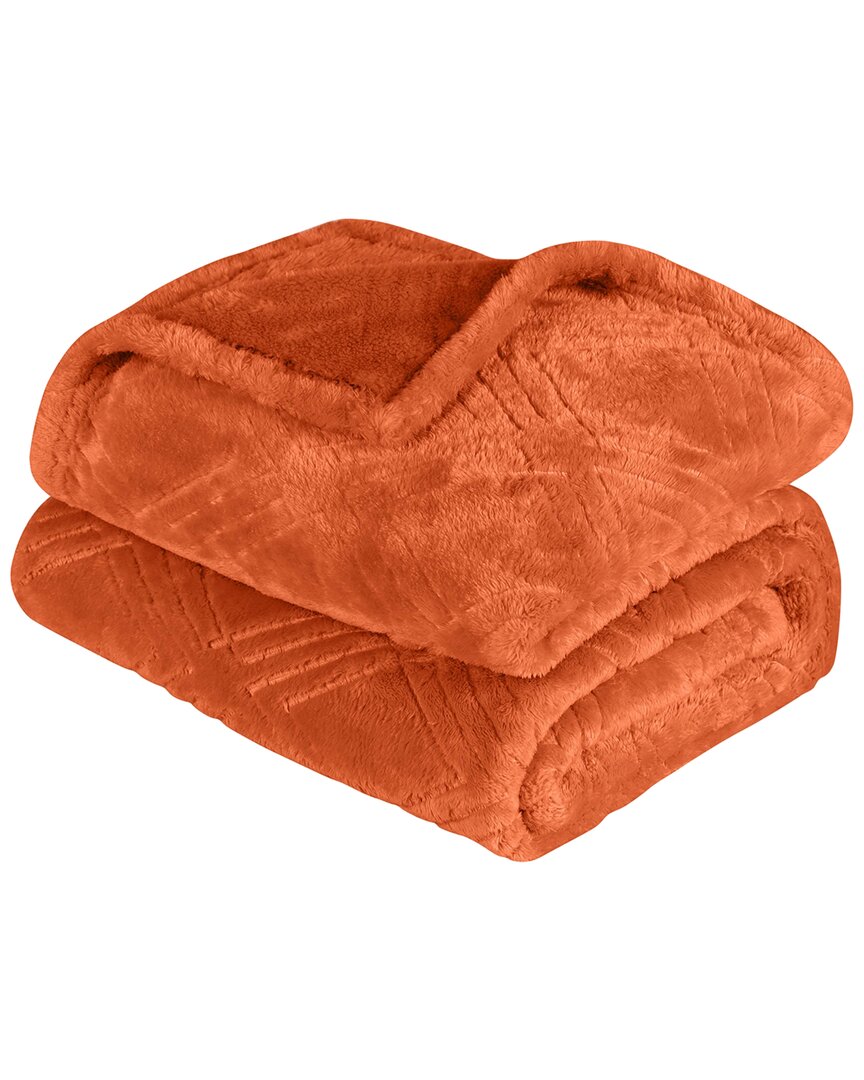 Superior Diamond Flannel Fleece Plush Ultra-soft Blanket