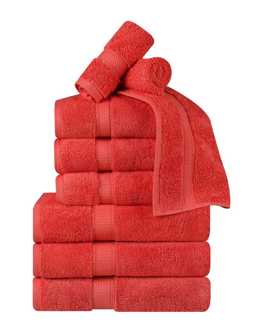 Superior Egyptian Cotton Heavyweight Solid Plush Towel Set - On