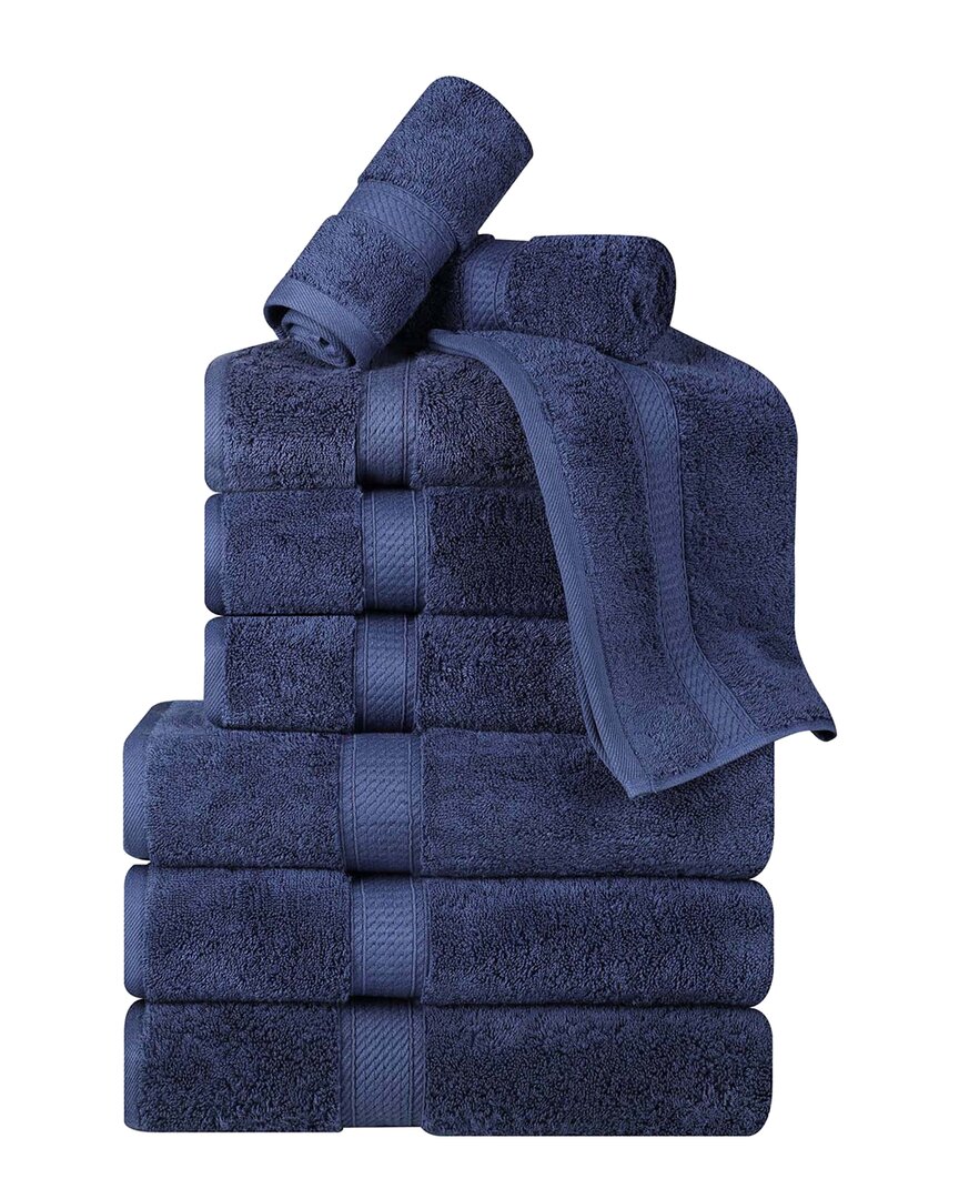 Superior Egyptian Cotton Heavyweight Solid Plush Towel Set - On