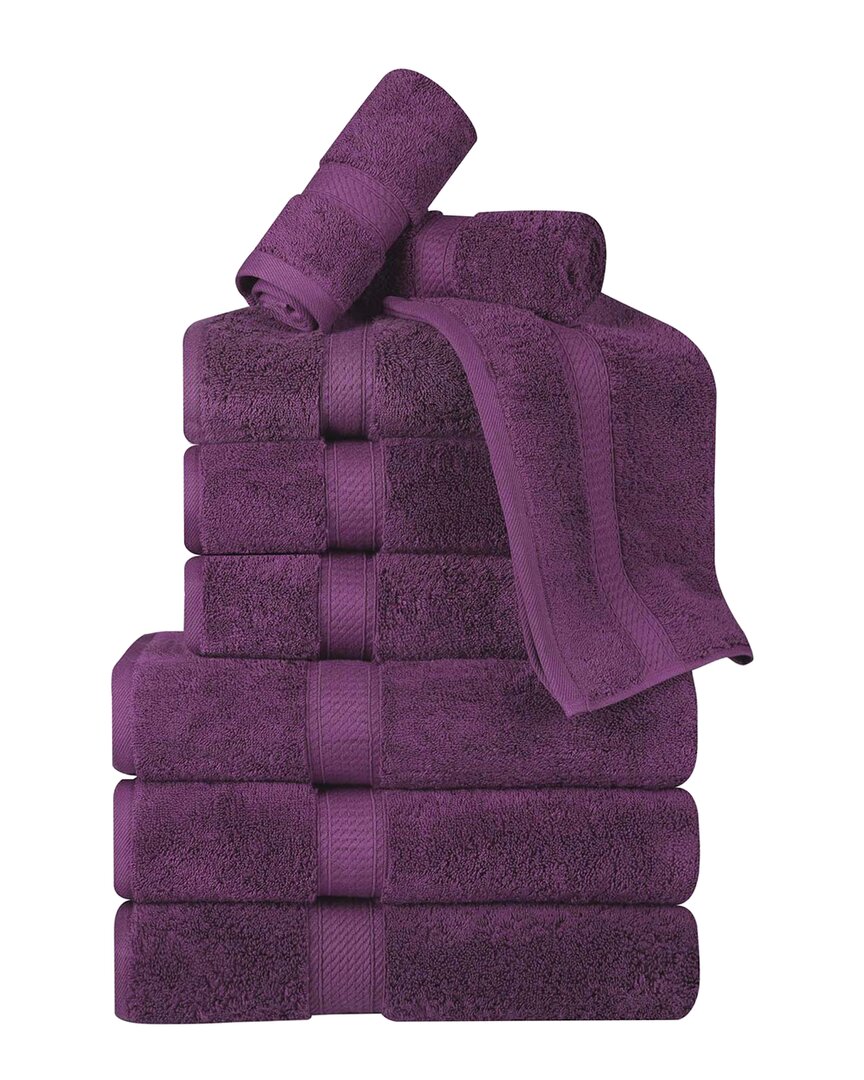 Shop Superior Egyptian Cotton 9pc Plush Heavyweight Absorbent Luxury Soft Towel Set