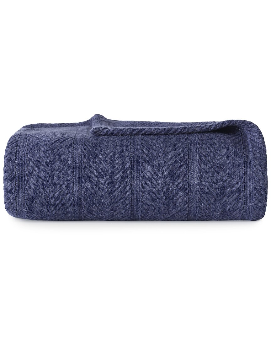 Eddie bauer herringbone online cotton blanket