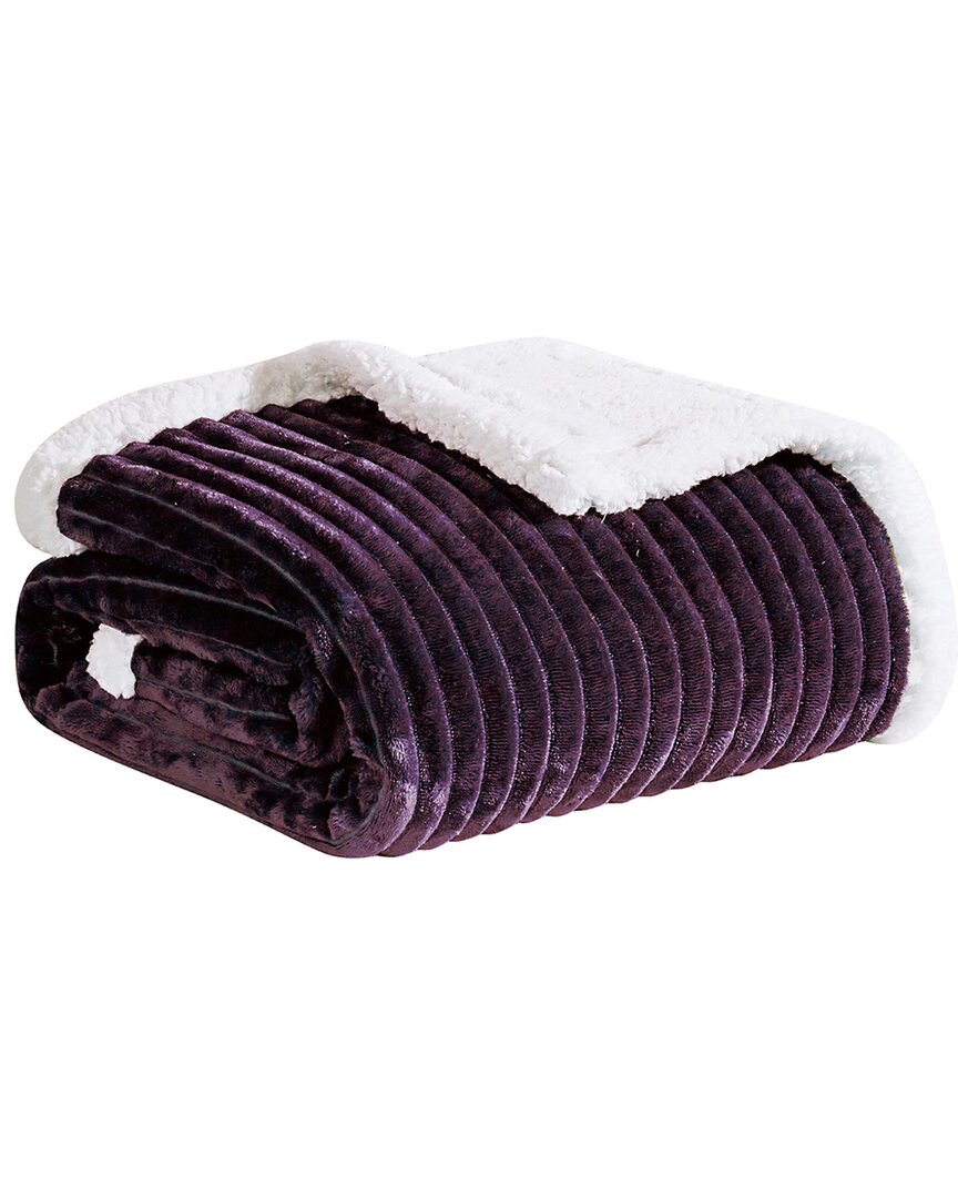 Luxury Home Oversized Corduroy Sherpa Reversible Blanket